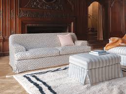 Frances 2 Seater Sofa Dots Linen Sofa