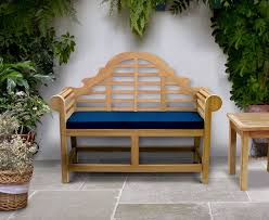 Lutyens Style Teak Garden Bench High