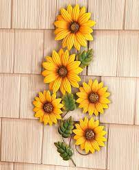 Metal Flower Wall Hangings Sunflower