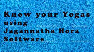 Know Your Yogas Using Jagannatha Hora Software