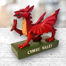 Red Welsh Dragon Ornament Welsh Gifts