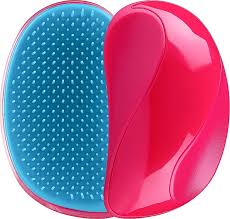 compact detangling brush fuschia