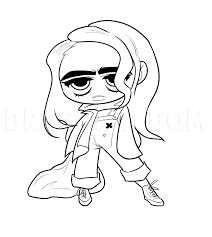 This app has billie eilish coloring pages to train creativity or to develop cognitive skills and executive functions. How To Draw A Chibi Billie Eilish Step By Step Drawing Guide By Dawn Dragoart Com
