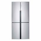 33 in. 16.4 cu. ft. Stainless Steel Counter Depth 4 Door Refrigerator HRQ16N3BGS Haier