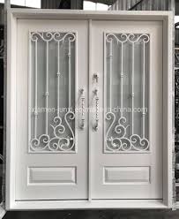 white color painted wrought iron