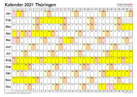 Alle mondkalender kostenlos als pdf. Kalender 2021 Thuringen Ferien Feiertage Pdf Vorlagen