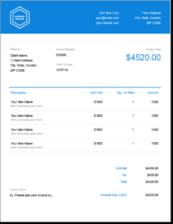Free Self Employed Invoice Template Download Now Get Paid Easily