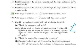 Solved 67 Find The Equation Of The