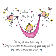 Congratulations On The Arrival Of Your New Baby Girl Juicy Lucy
