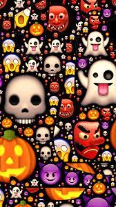 emoji mess iphone wallpaper 4k