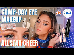 allstar cheer eye makeup tutorial