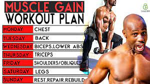 muscle gain workout with dumbbell