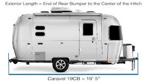 travel trailer exterior length mered