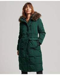 Superdry Longline Faux Fur Everest Coat