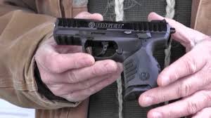 ruger sr 22 pistol with threaded barrel