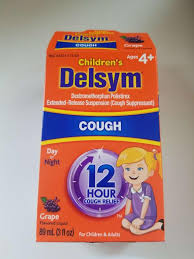 Delsym Childrens Cough Suppressant Liquid Grape Flavor 5 Fl Oz