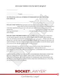 free virginia eviction notice template