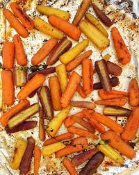 honey roasted rainbow carrots