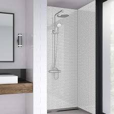 Wetwall Acrylic Hexagon Bathroom Wall