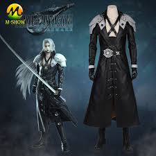 Cosplay of sephiroth from either final fantasy vii or dissidia final fantasy. Final Fantasy Vii Cosplay Sephiroth Costume Halloween Costume Armor Suit For Men Hot Video Game Ff7 Sephiroth Outfit Custom Made Game Costumes Aliexpress