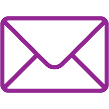 Purple email 5 icon - Free purple email icons