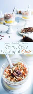 Typical recipes call for a full cup of butter and 1½ pounds of sugar—adding up to more than 300 calories in one little square. Carrot Cake Overnight Oats Wake Up To Dessert For Breakfast With These Protein Packed Gluten Free Carrot Cake O Best Overnight Oats Recipe Food Oats Recipes