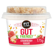strawberry yogurt with toasted granola