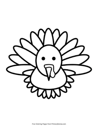 turkey feathers coloring page free