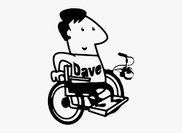 Kumpulan gambar hitam putih bw untuk diwarnai. Vector Graphics Of Handicapped Man Sketsa Gambar Orang Cacat Free Transparent Clipart Clipartkey