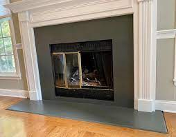 Grey Slate Fireplace Surround Hearth