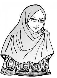 Lihat ide lainnya tentang kartun, seni islamis, animasi. Hijab Animasi Hitam Putih Nusagates