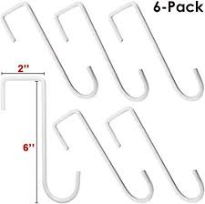 Maybe you would like to learn more about one of these? Bird Feeder Esfun 6 Pack 2 X 6 Inch Vinyl Fence Hooks Patio Hooks White Powder Coated Steel Hangers Fits Easily For Indoor Outdoor Hanging Lights Plants Planters Pool Equipment