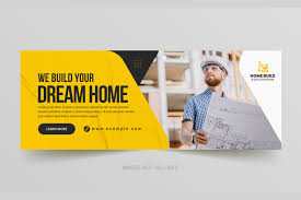 construction banner template graphic by