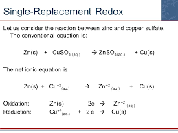 Single Displacement Reactions Lab