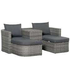 3 Pcs Free Combination Outdoor Sofa Set