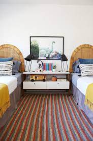 using two twin beds in a kids space