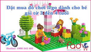 Đặt mua đồ chơi Lego dành cho bé gái từ 3 đến 4 tuổi