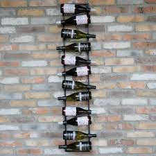 Industrial Wall Mounted Wine Rack