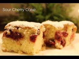 super easy sour cherry cake meggyes