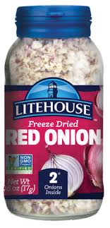 Instantly Fresh Red Onion Freeze Dried Herbs Litehouse