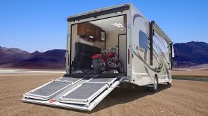 toy haulers motorhomes with garage best for motorcycles motorcross