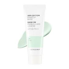 the face air cotton makeup base mint
