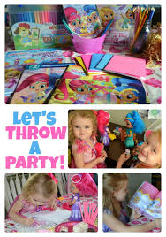 throw a simple shimmer and shine party