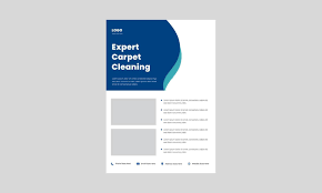 carpet cleaning expert service flyer