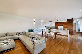 Open Floor Plan House Interior Design Located in Sunny Australia gambar png