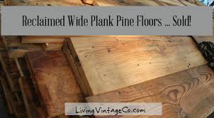reclaimed wide plank pine flooring