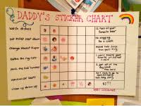 Daddys Sticker Chart A Wash Dishes Put Toile Seat Down