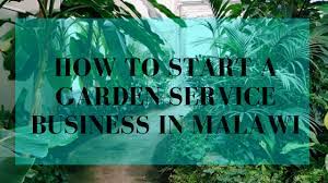start a garden service business in malawi