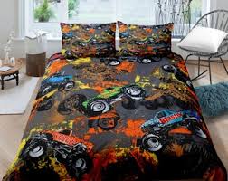 monster trucks bedding