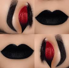 easy valentines day eye makeup step by
